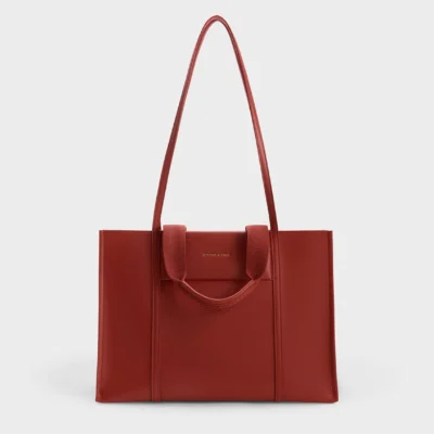 Shalia Tote Bag - Brick