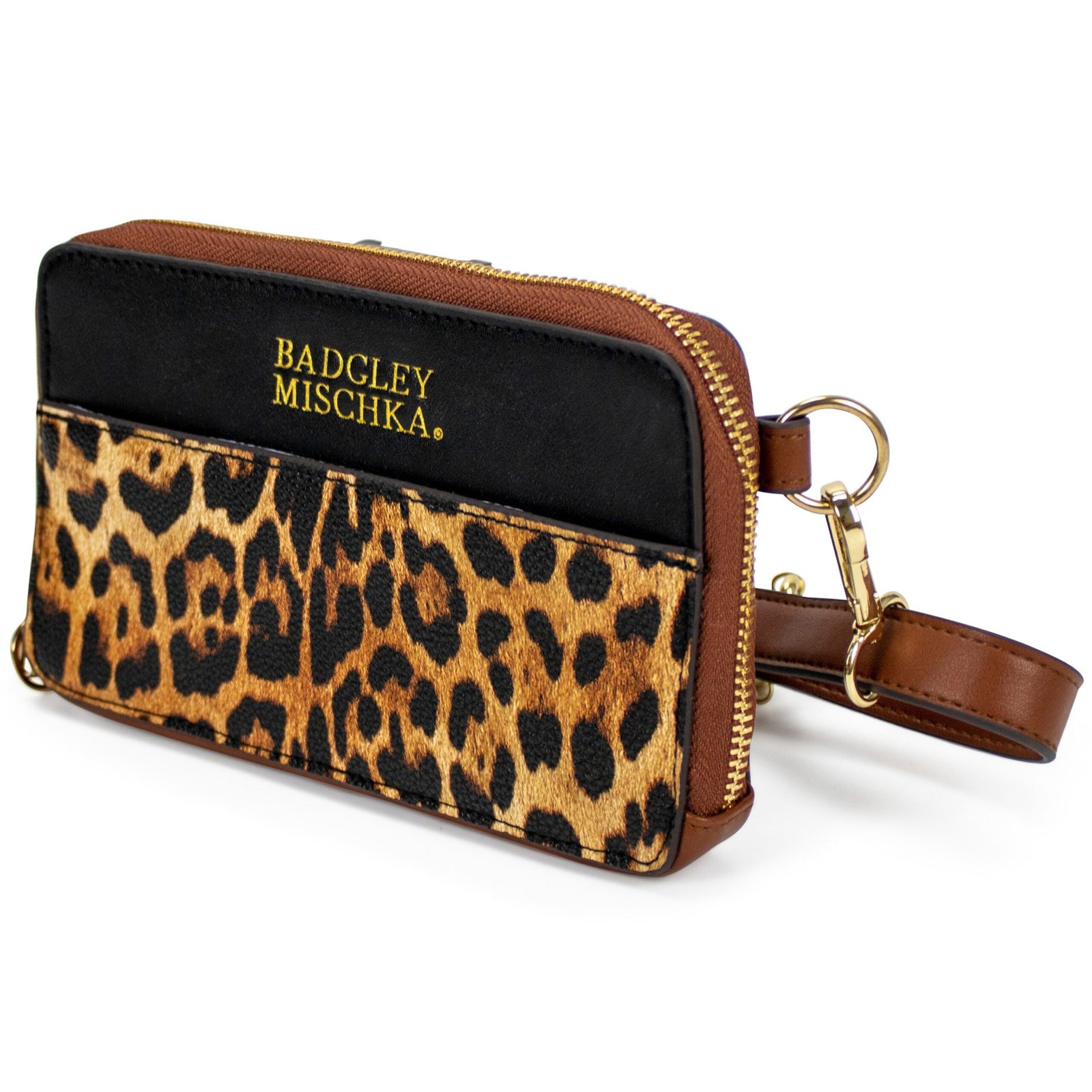 Leopard Vegan Leather Pouch Belt Bag - Image 5