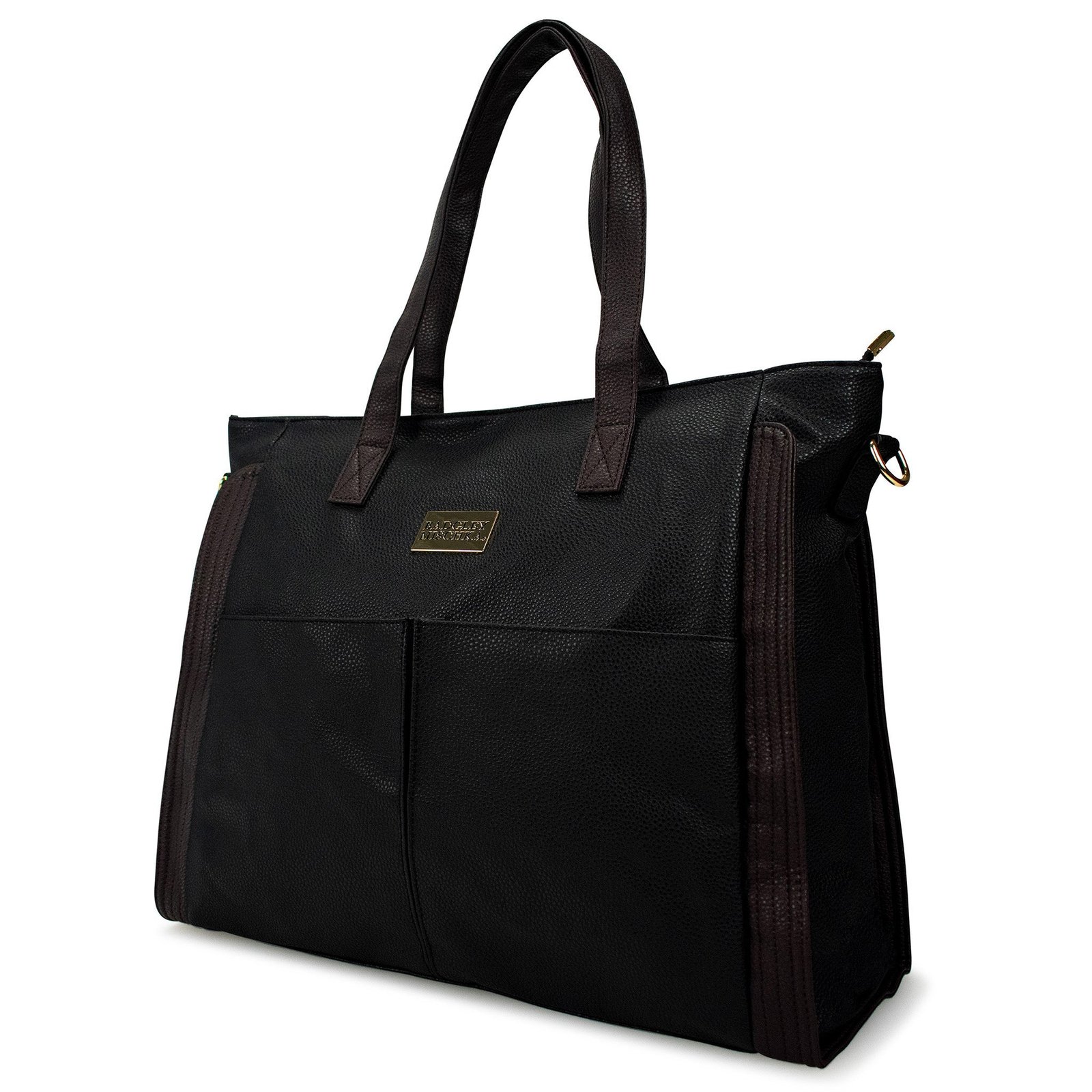 Rose Vegan Leather Weekender Tote Bag - Image 6
