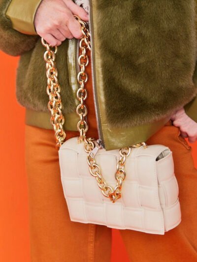 Cream Vegan Leather Hand Made Millie Cross Body Bag