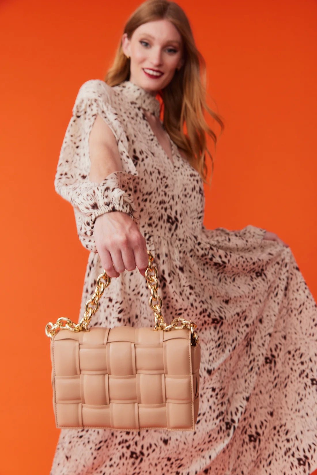 Pink Vegan Leather Hand Made Millie Cross Body Bag - Image 4
