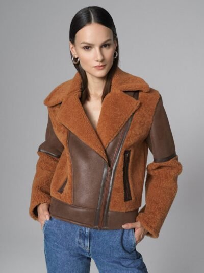 Amber Shearling Leather Jacket