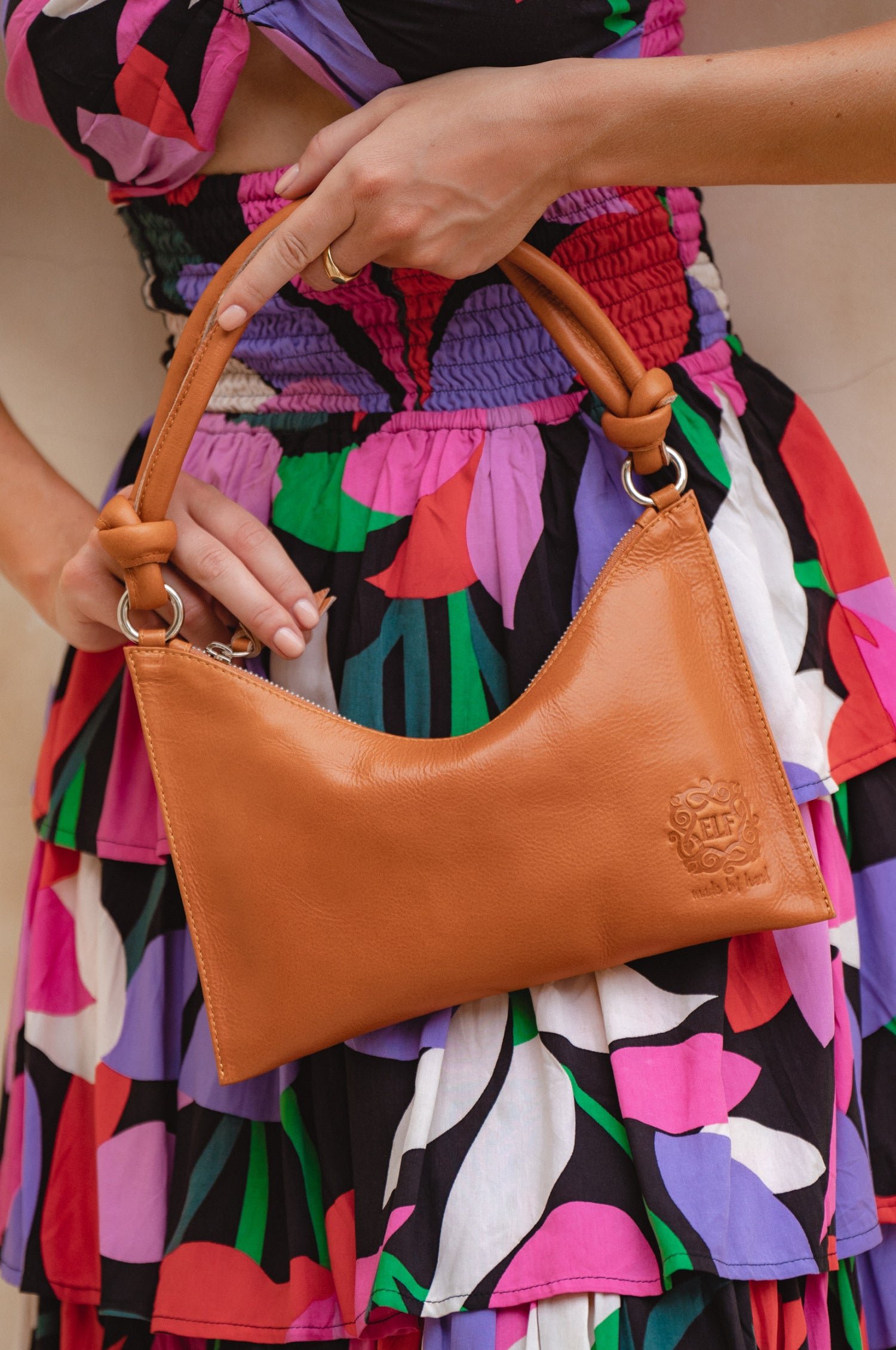 Sunray Small Leather Bag - Image 2