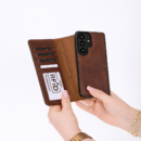 Buffalo Samsung Galaxy S26 Leather Wallet Case