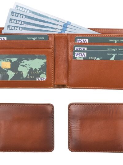 Arvada Handmade Bifold Leather Men Wallet