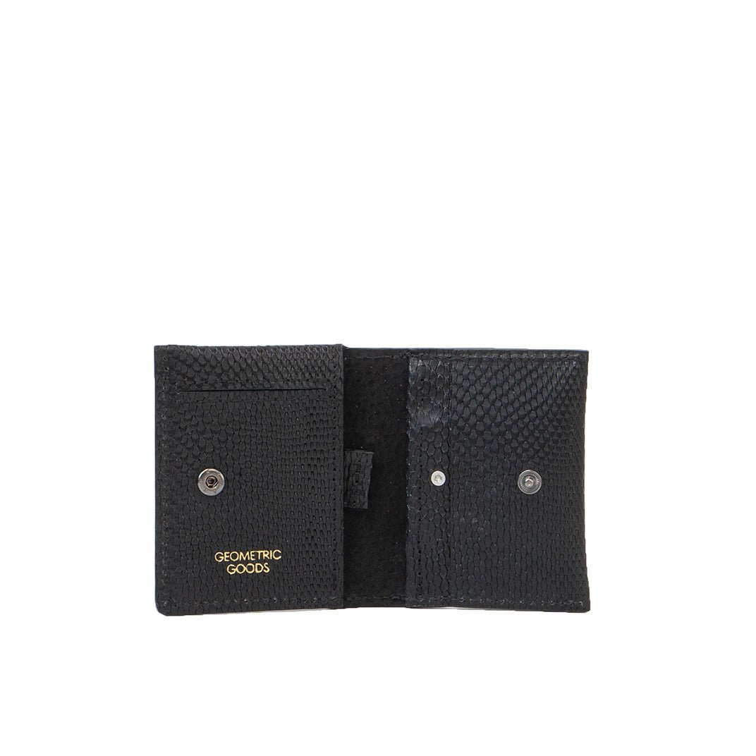 Leather Card Wallet for AirTag - Minimalist 5.0 (Snake Print) - Image 3