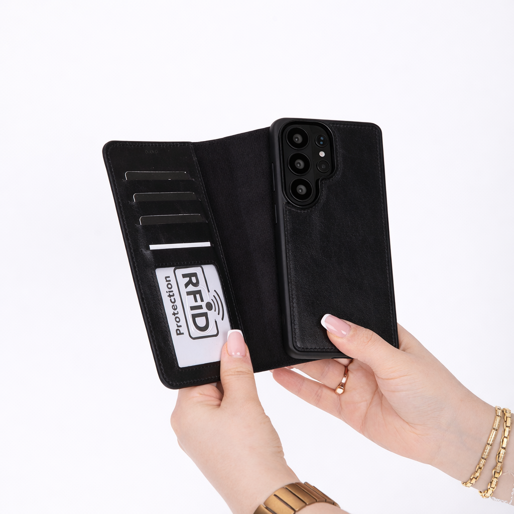 Buffalo Samsung Galaxy S26 Leather Wallet Case - Image 7