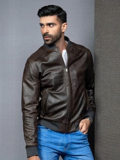 Bomber Leather Jacket