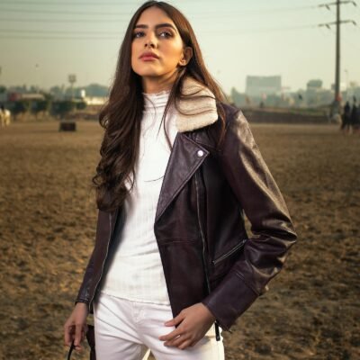 Burgundy Leather Jacket