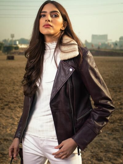 Burgundy Leather Jacket