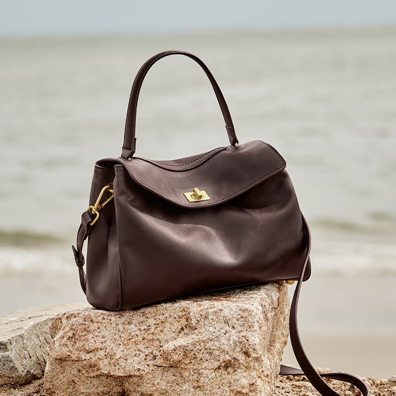 Cloud Leather Satchel Bag - Image 3