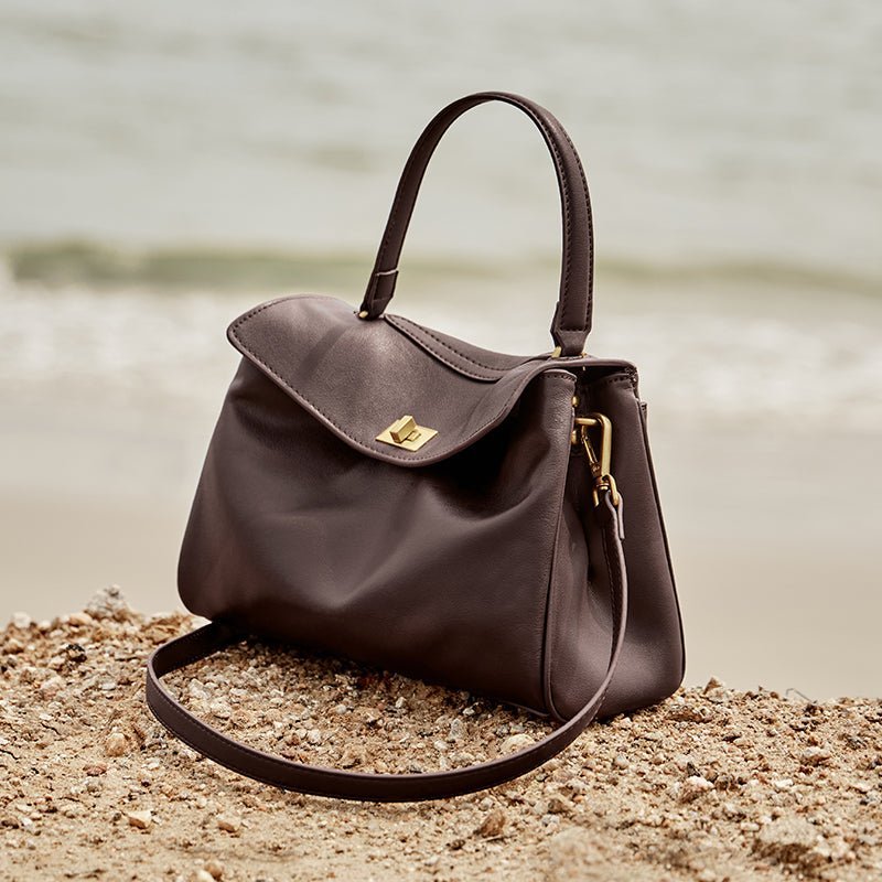 Cloud Leather Satchel Bag - Image 4