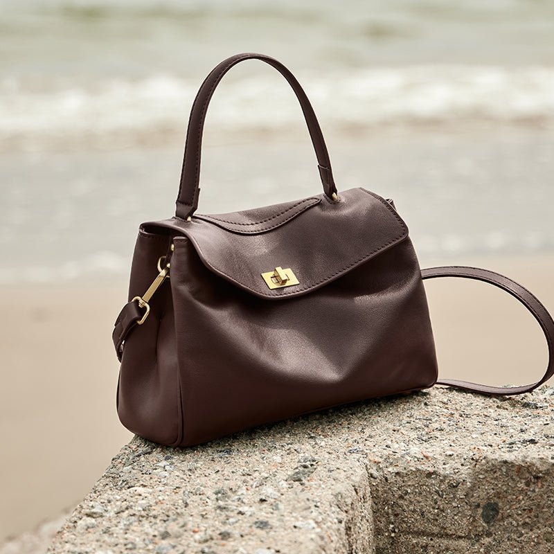 Cloud Leather Satchel Bag - Image 5