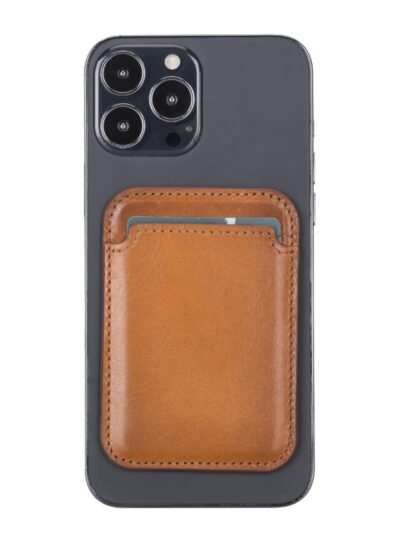 Cortland Full-Grain Leather Card Holder Wallet with Magnet