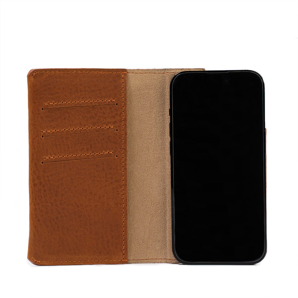 Leather Folio Case Wallet for iPhone 16 Series with MagSafe - The Minimalist 1.0 - Image 15