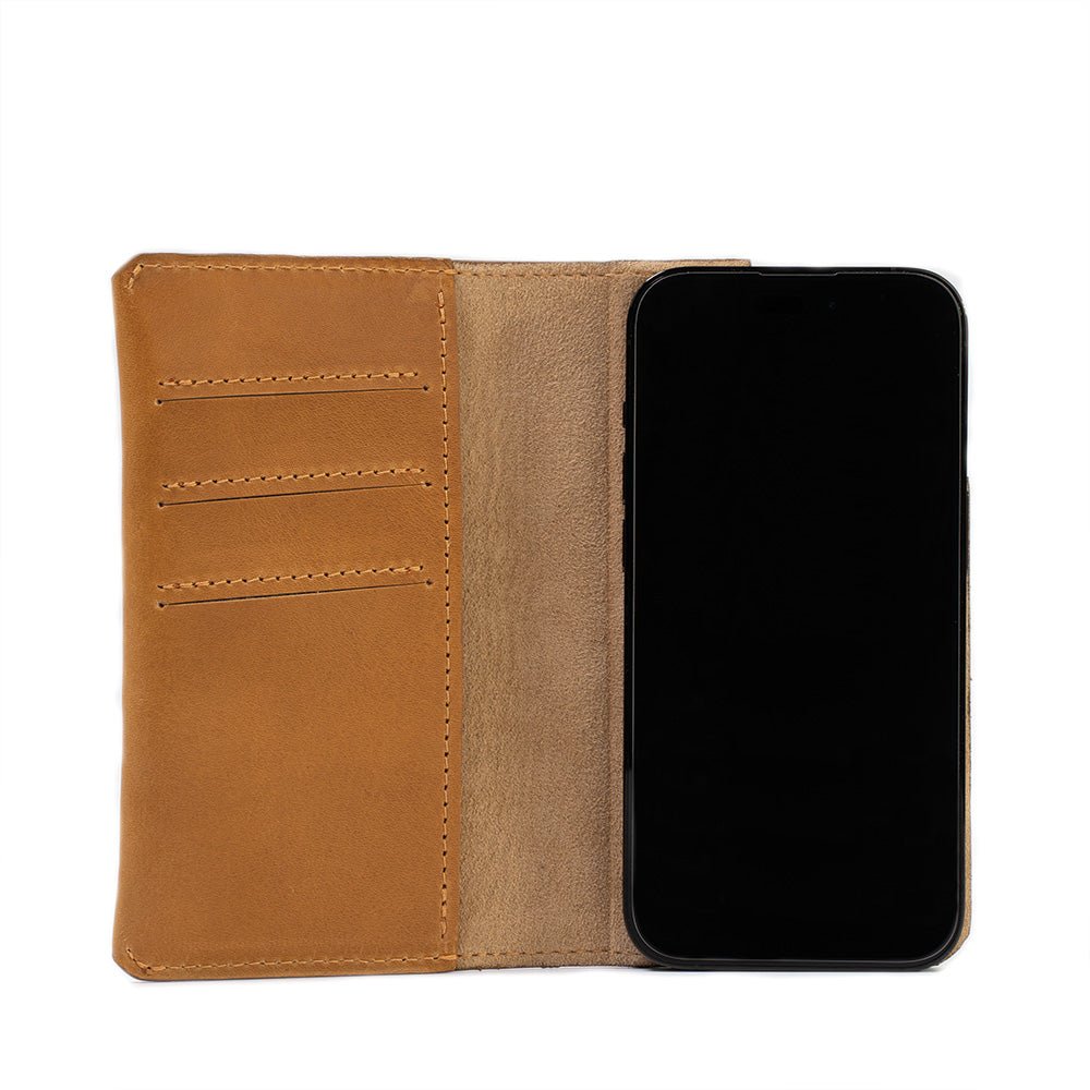 Leather Folio Case Wallet for iPhone 16 Series with MagSafe - The Minimalist 1.0 - Image 13