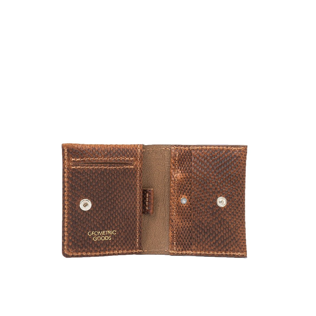 Leather Card Wallet for AirTag - Minimalist 5.0 (Snake Print) - Image 7
