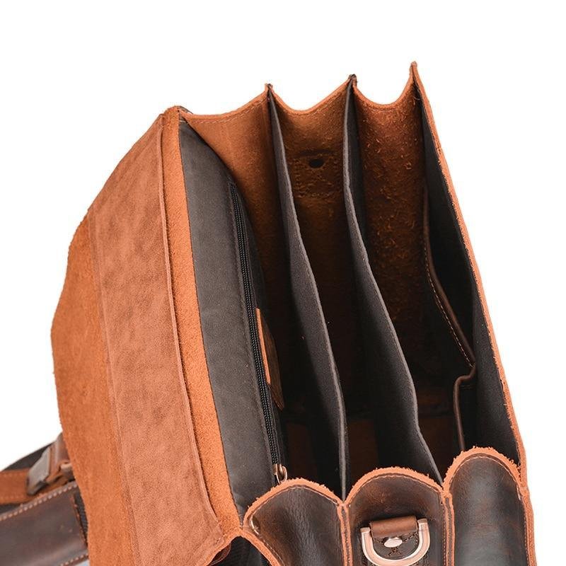 The Garth Backpack | Vintage Leather Backpack - Image 5