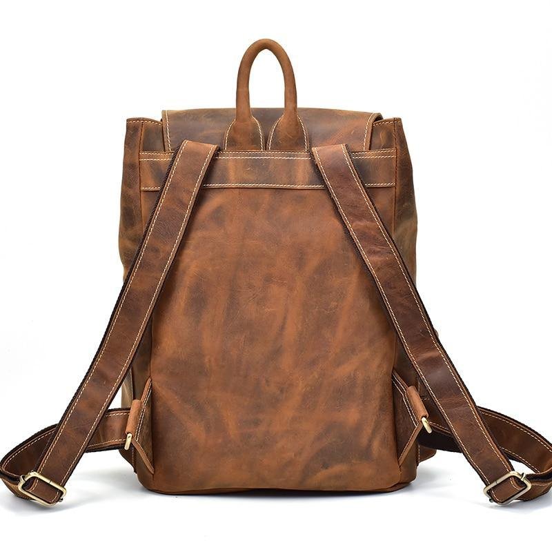 The Hagen Backpack | Vintage Leather Backpack - Image 2