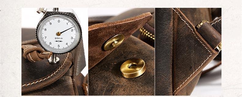 The Thorsen Backpack | Small Handmade Genuine Leather Backpack - Image 4