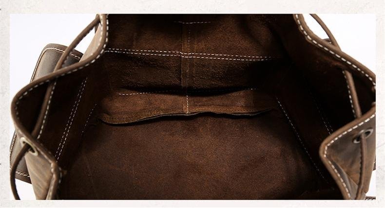 The Thorsen Backpack | Small Handmade Genuine Leather Backpack - Image 5