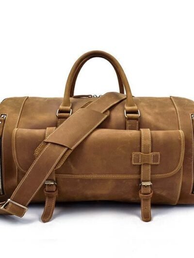 The Bard Weekender | Handmade Leather Duffle Bag