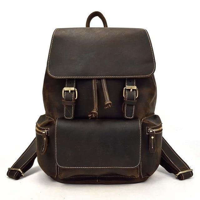 The Hagen Backpack | Vintage Leather Backpack - Image 7