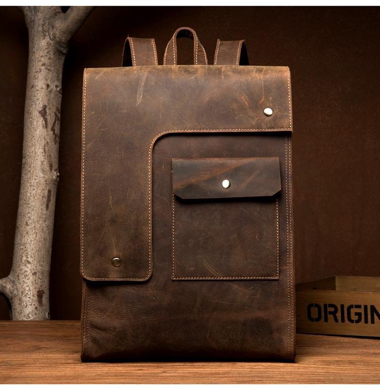 The Ragna Backpack | Vintage Leather Backpack - Image 3