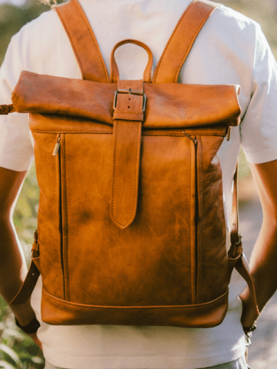 Leather Backpack Clot