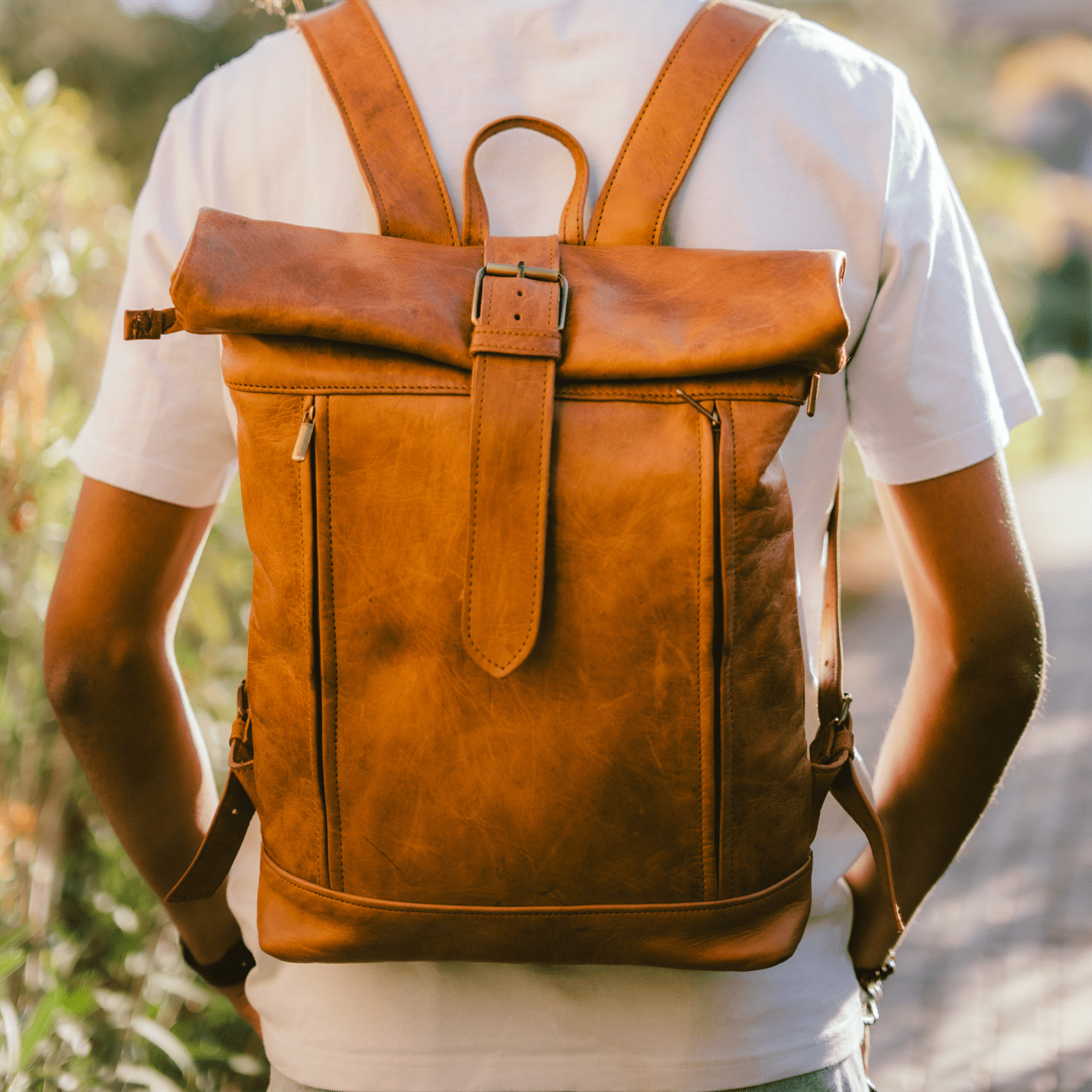 Leather Backpack Clot